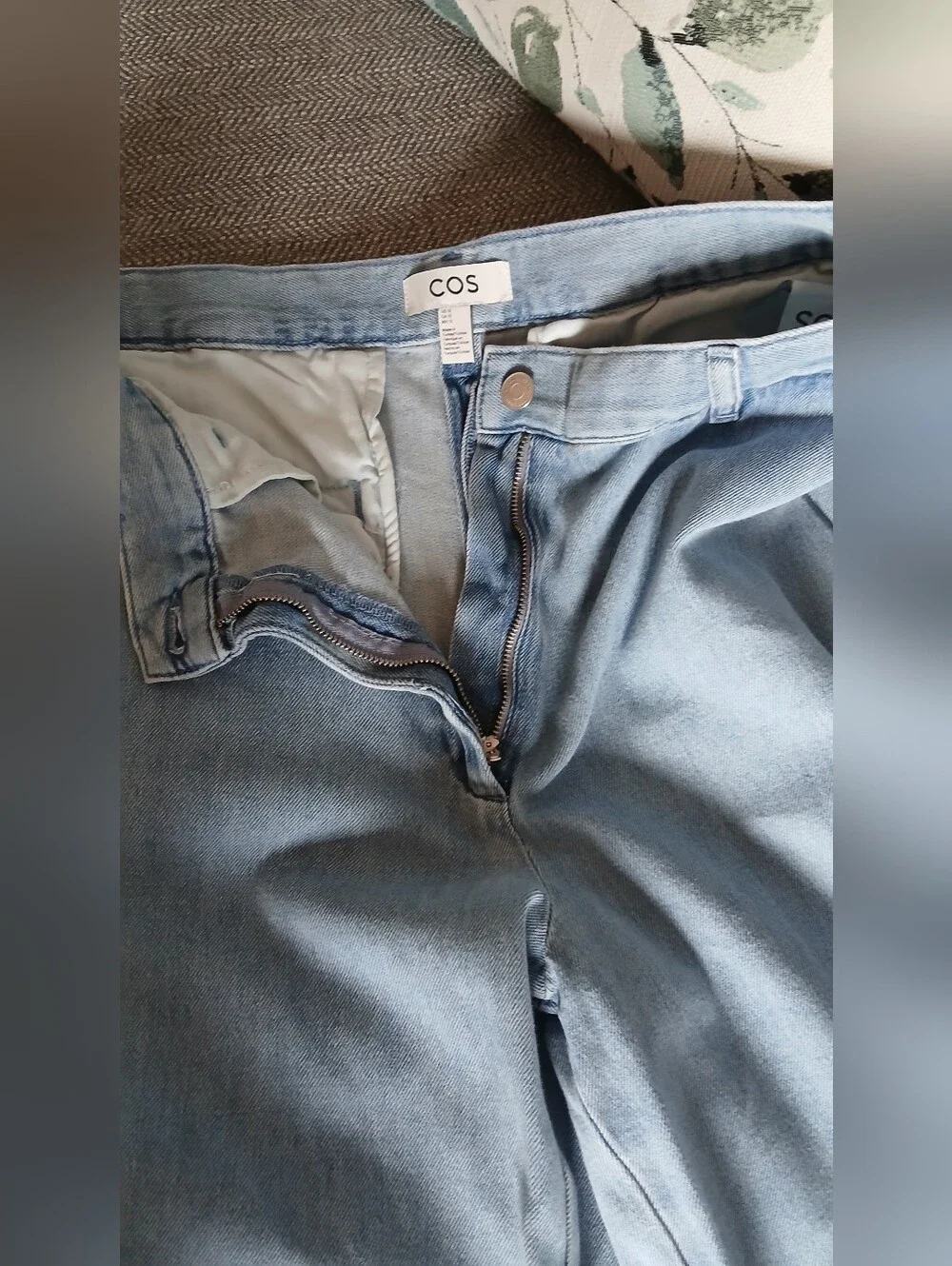 NWT COS Straight-Leg Denim Trousers. Size 12